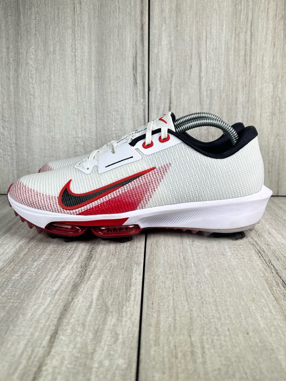 NEW Nike Air Zoom Infinity Tour 2 White Golf Sneaker Cleat Shoes Men’s Size 8 - Picture 2 of 11